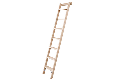 Stufen Anlegeleiter (Holz)